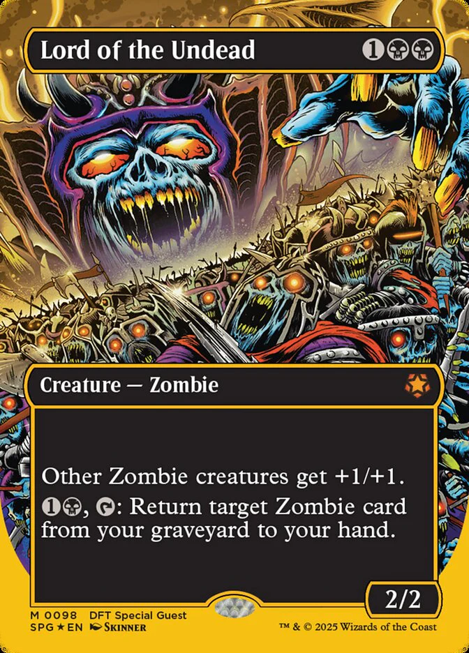 Lord of the Undead - Borderless - Full Art - Inverted (Foil)