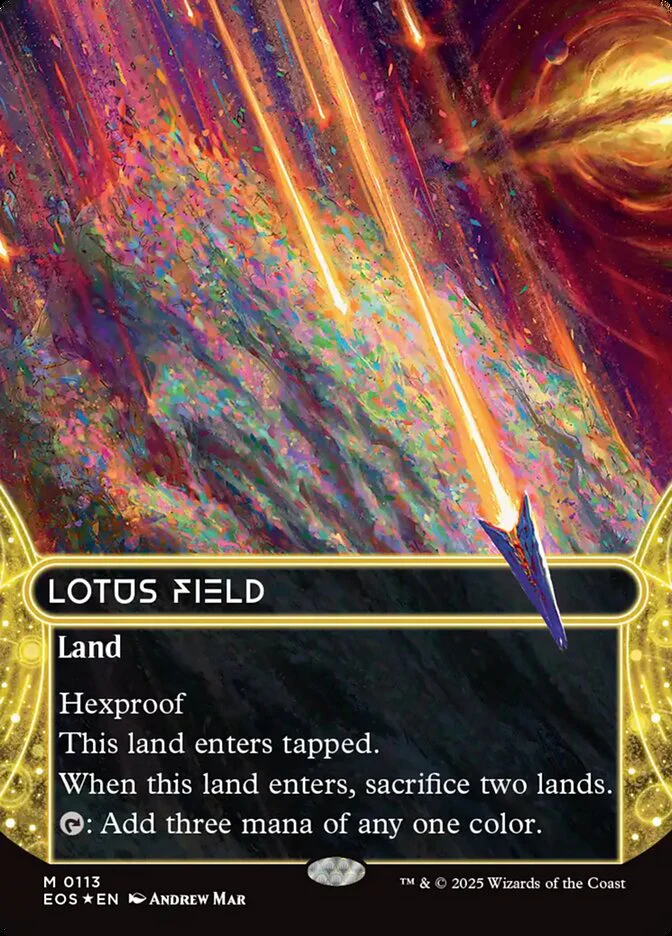 Lotus Field - Borderless (Foil)