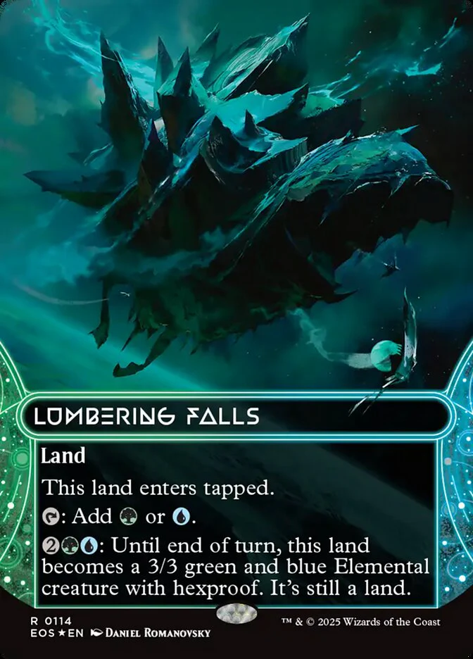 Lumbering Falls - Borderless (Foil)