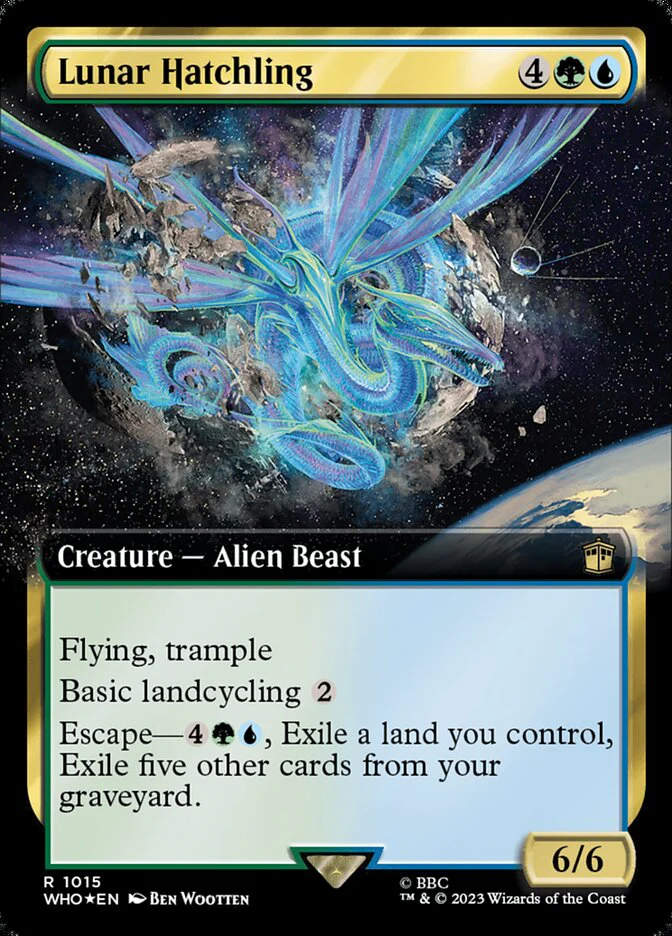 Lunar Hatchling - Extended Art - Surge Foil (Foil)