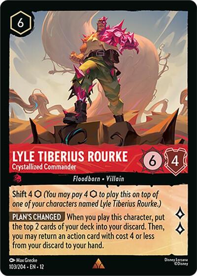 Lyle Tiberius Rourke - Crystallized Commander - Foil