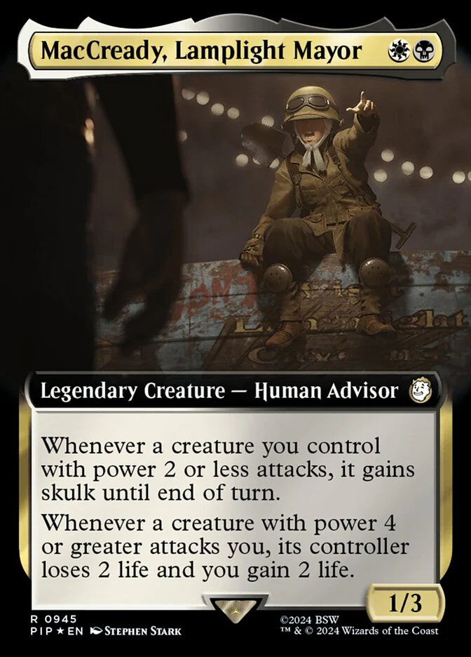 MacCready, Lamplight Mayor - Extended Art - Legendary - Surge Foil (Foil)