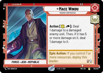 Mace Windu - Vaapad Form Master  - Foil