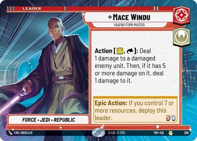 Mace Windu - Vaapad Form Master  (Hyperspace) - Foil
