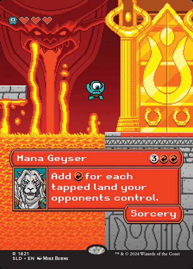 Mana Geyser - Borderless - Full Art