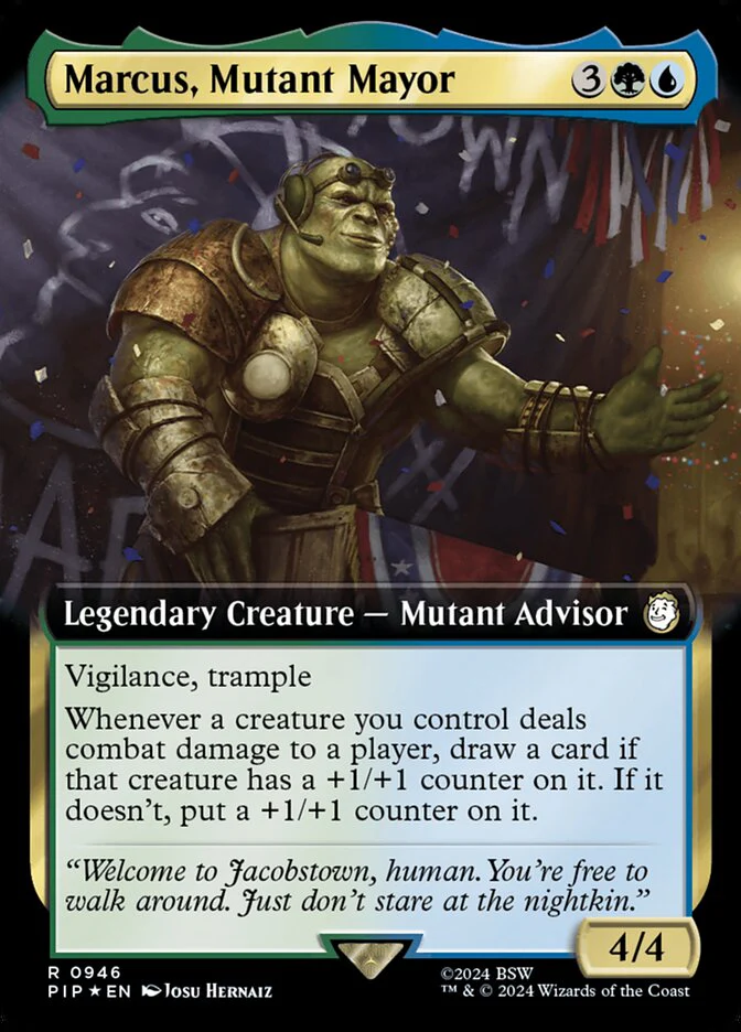 Marcus, Mutant Mayor - Extended Art - Legendary - Surge Foil (Foil)