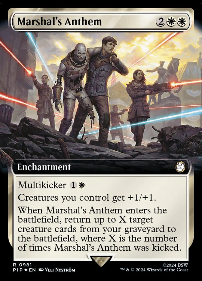 Marshal's Anthem - Extended Art - Surge Foil (Foil)