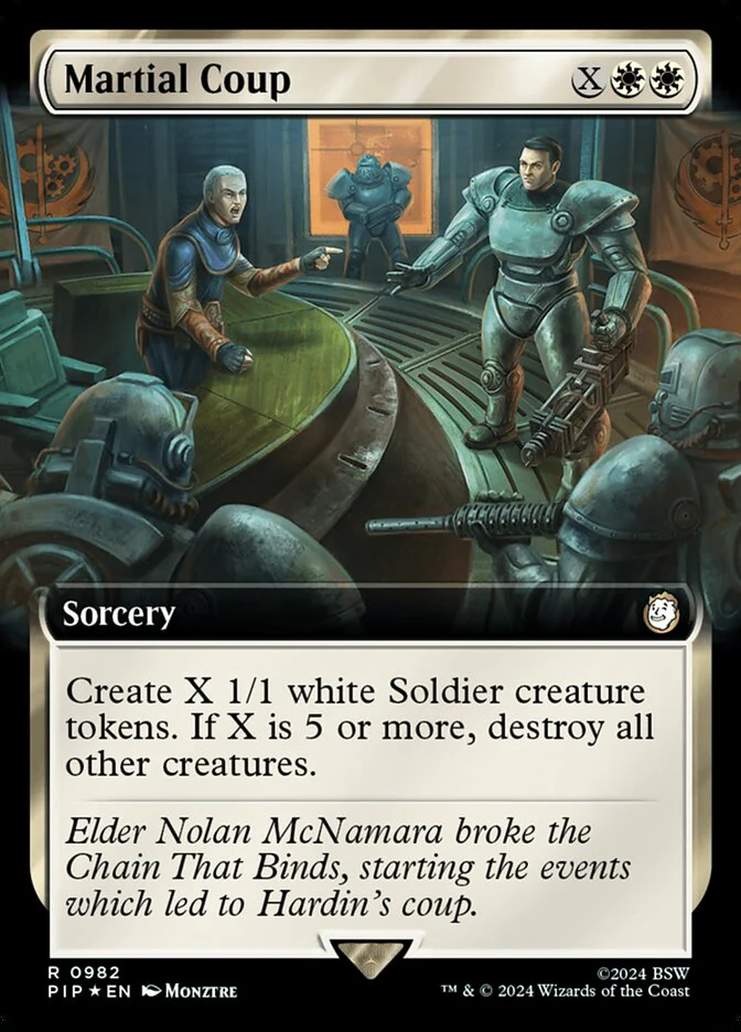 Martial Coup - Extended Art - Surge Foil (Foil)