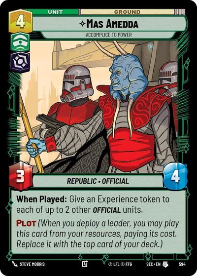 Mas Amedda - Accomplice to Power - Foil