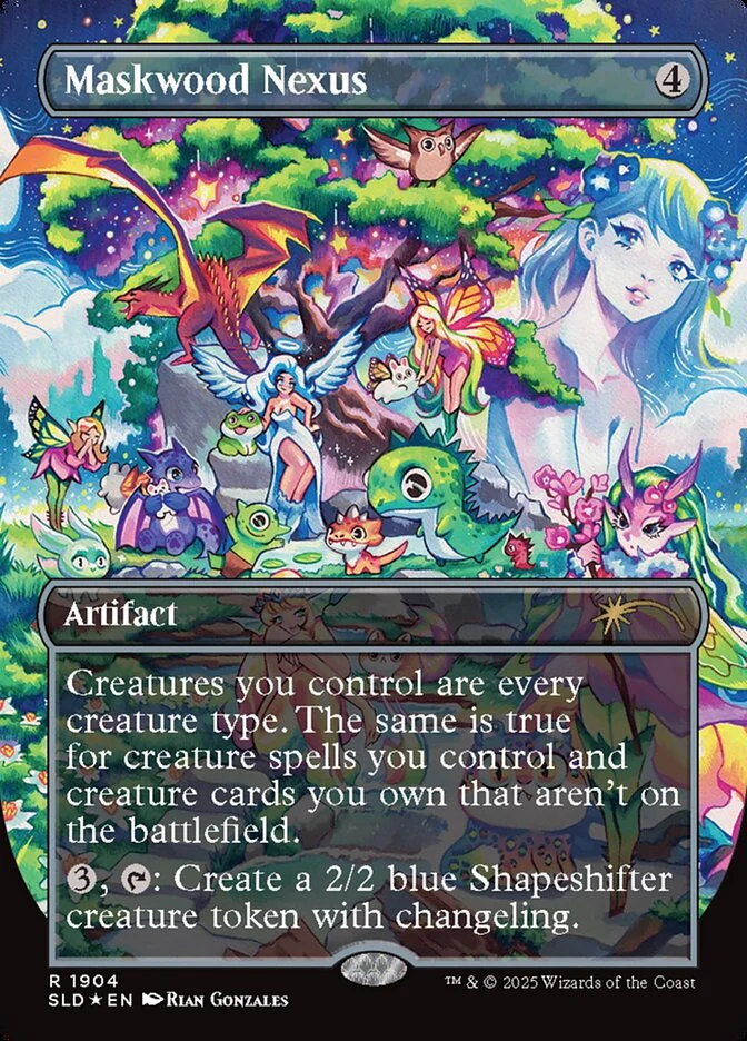 Maskwood Nexus - Borderless - Full Art - Inverted (Foil)