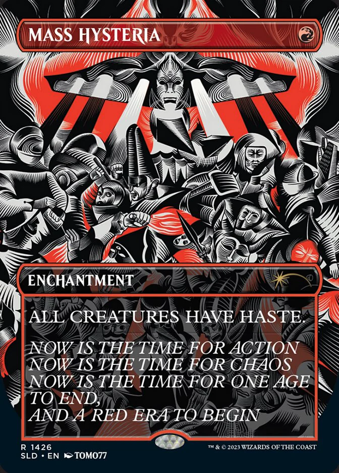 Mass Hysteria - Borderless - Full Art - Inverted (Foil)