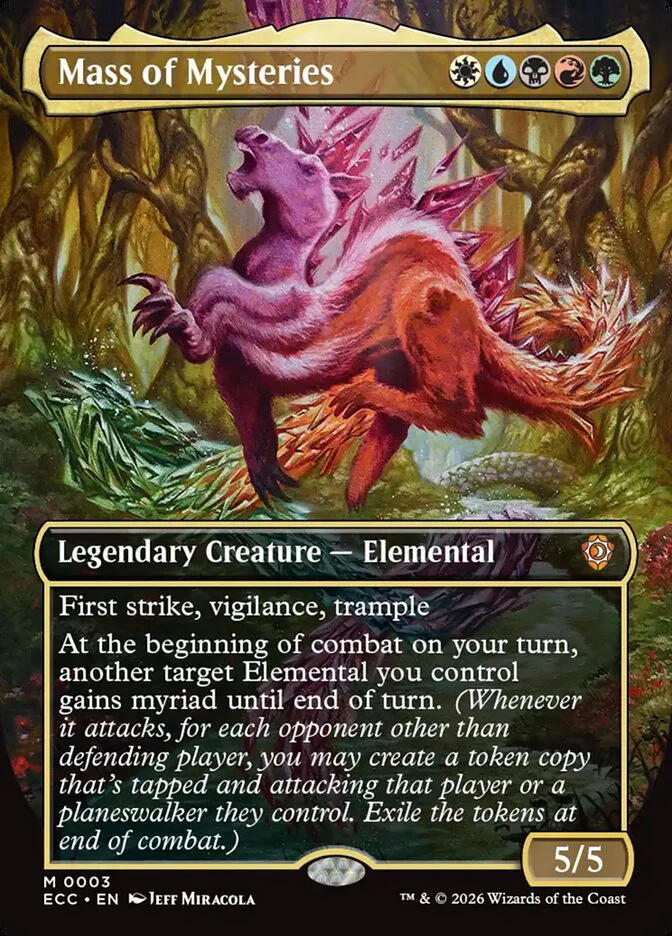 Mass of Mysteries - Borderless - Full Art - Inverted - Legendary (Foil)