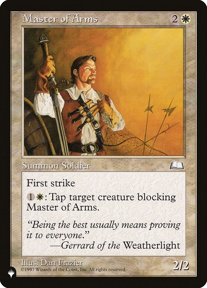 Master of Arms - Retro Frame