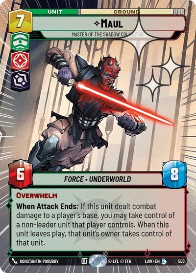 Maul - Master of the Shadow Collective (Hyperspace) - Foil