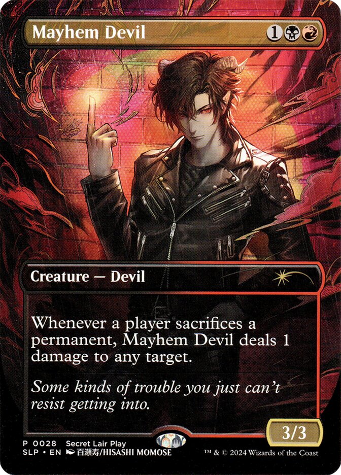 Mayhem Devil - Borderless - Full Art - Inverted (Foil)