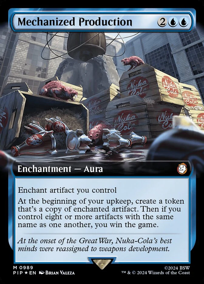 Mechanized Production - Extended Art - Surge Foil (Foil)