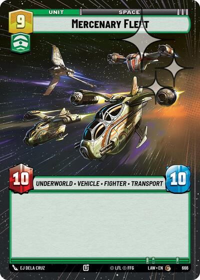 Mercenary Fleet (Hyperspace) - Foil