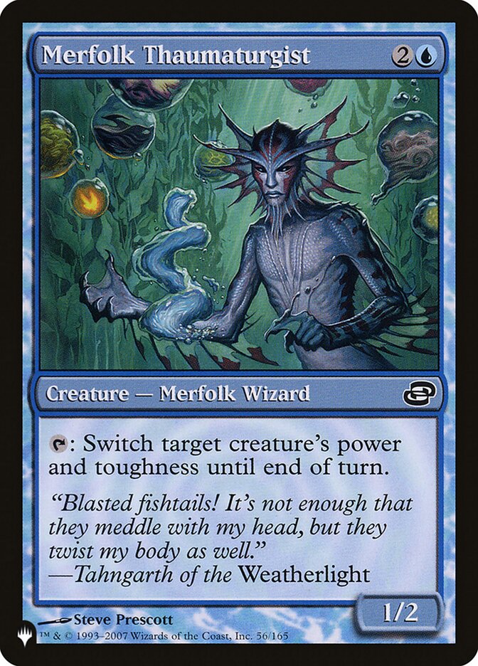 Merfolk Thaumaturgist - Colorshifted