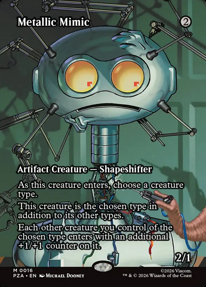 Metallic Mimic - Borderless - Full Art - Inverted (Foil)