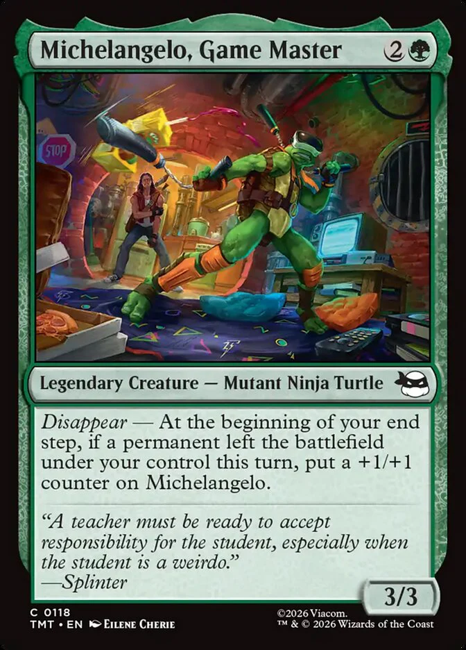 Michelangelo, Game Master - Legendary (Foil)