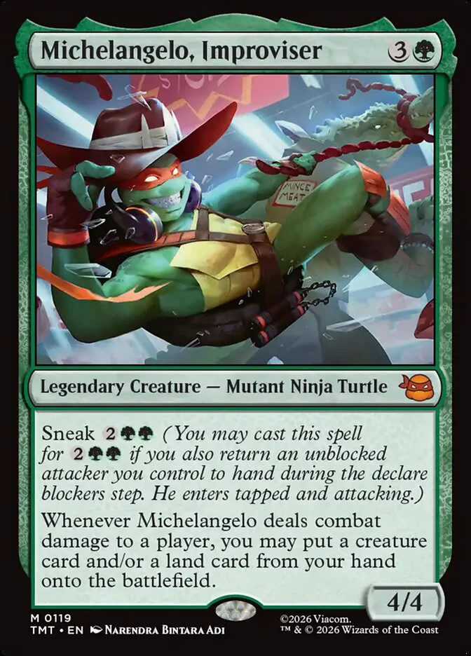 Michelangelo, Improviser - Legendary