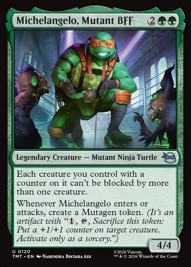 Michelangelo, Mutant BFF - Legendary