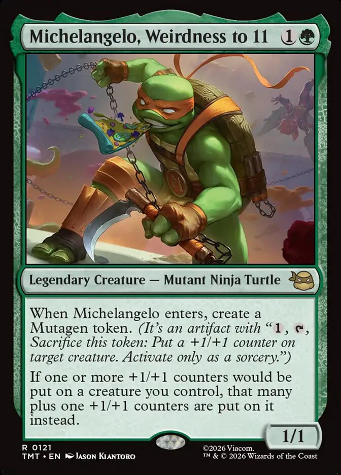 Michelangelo, Weirdness to 11 - Legendary (Foil)