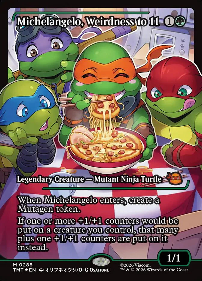 Michelangelo, Weirdness to 11 - Legendary (Foil)
