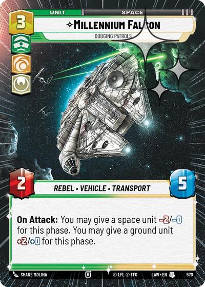 Millennium Falcon - Dodgin Patrols (Hyperspace) - Foil