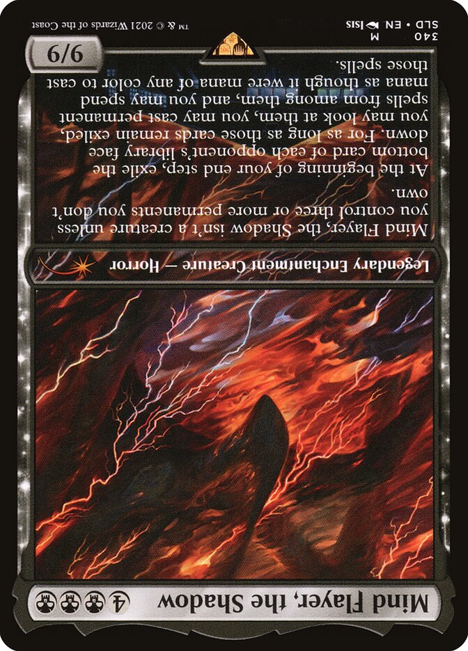 Mind Flayer, the Shadow - Arvinox, the Mind Flail - Full Art - Legendary - Inverted - Enchantment (Foil)