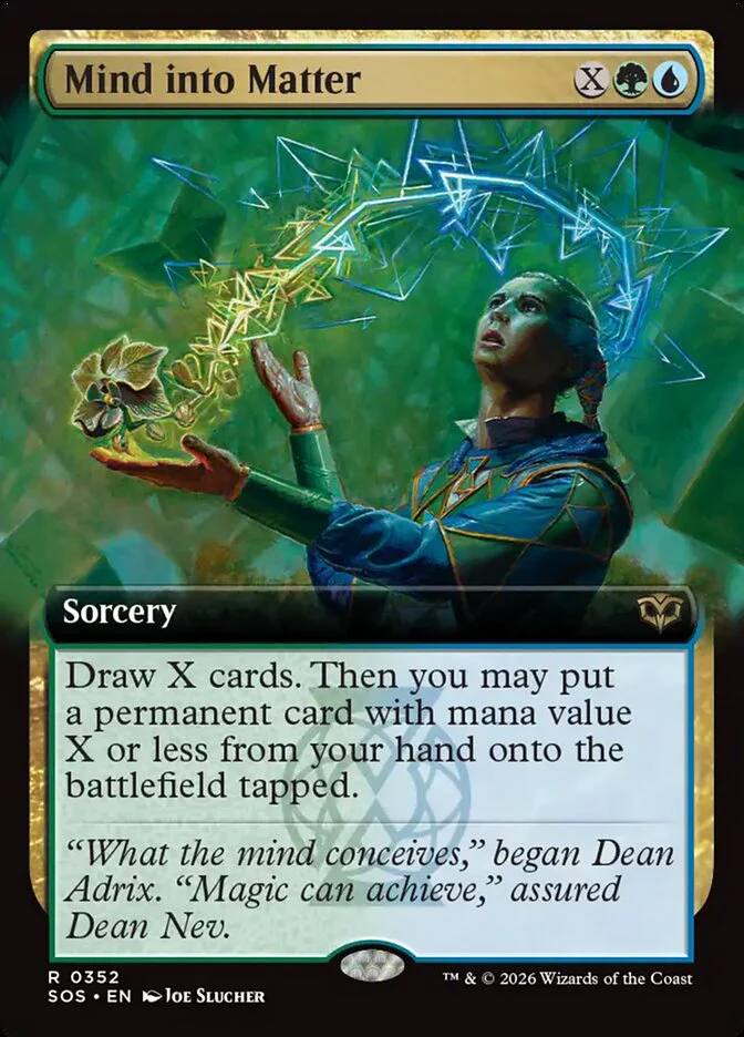 Mind into Matter - Extended Art