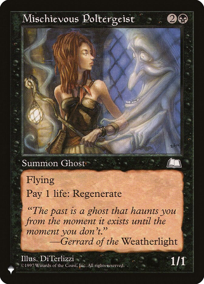 Mischievous Poltergeist - Retro Frame