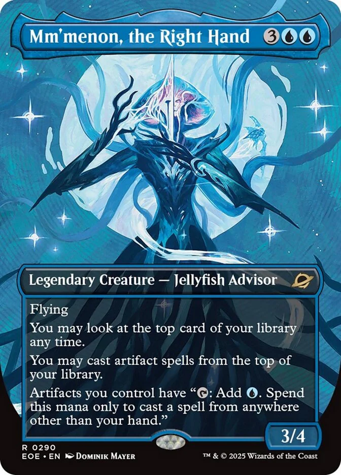 Mm'menon, the Right Hand - Borderless - Legendary (Foil)