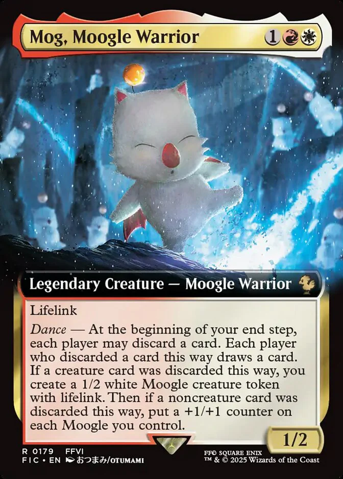 Mog, Moogle Warrior - Extended Art - Legendary