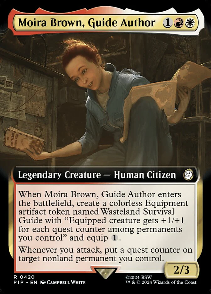 Moira Brown, Guide Author - Extended Art - Legendary (Foil)