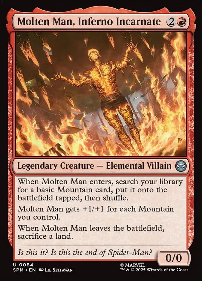 Molten Man, Inferno Incarnate - Legendary