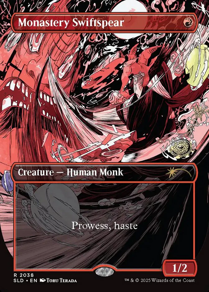 Monastery Swiftspear - Borderless - Full Art - Inverted