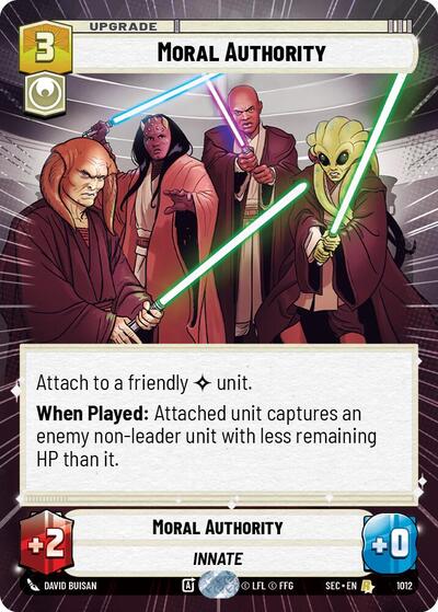 Moral Authority (Hyperspace) - Foil