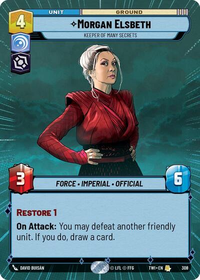 Morgan Elsbeth - Keeper of Many Secrets  (Hyperspace) - Foil