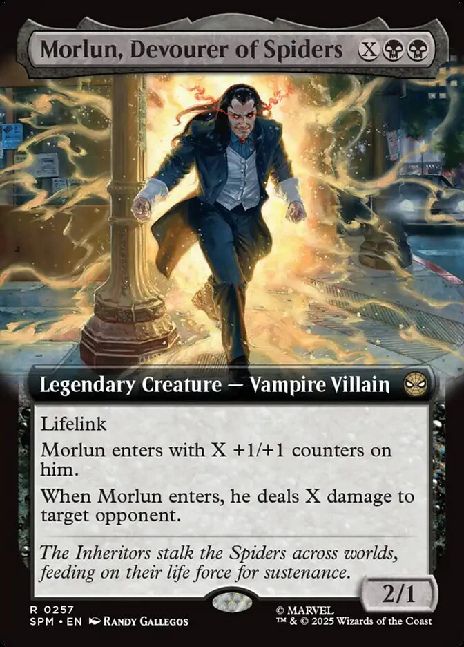 Morlun, Devourer of Spiders - Extended Art - Legendary