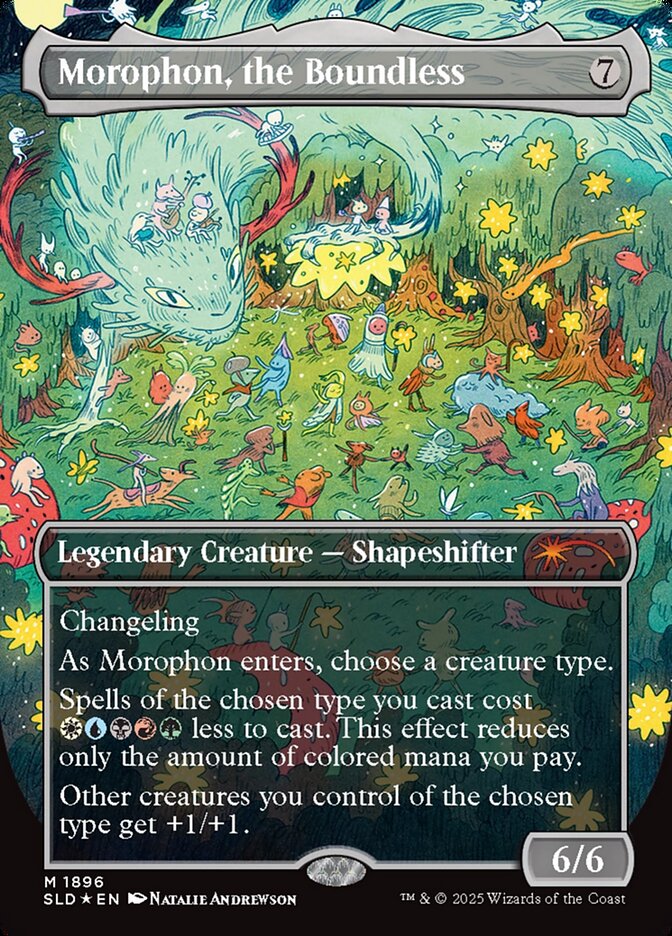 Morophon, the Boundless - Borderless - Full Art - Legendary - Inverted (Foil)