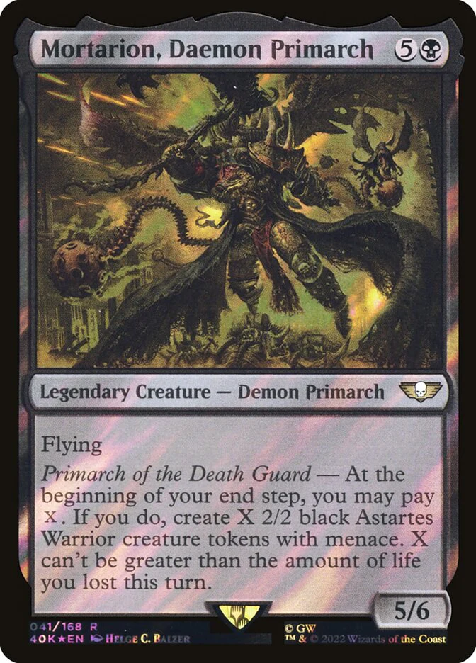 Mortarion, Daemon Primarch - Legendary - Surge Foil (Foil)