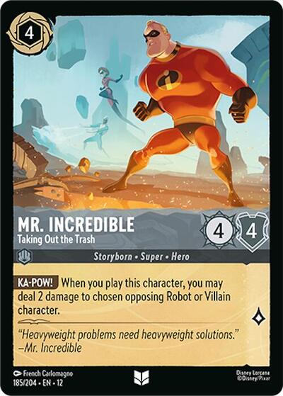 Mr. Incredible - Taking Out the Trash - Foil