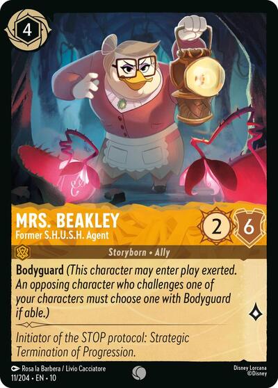 Mrs. Beakley - Former S.H.U.S.H. Agent - Foil