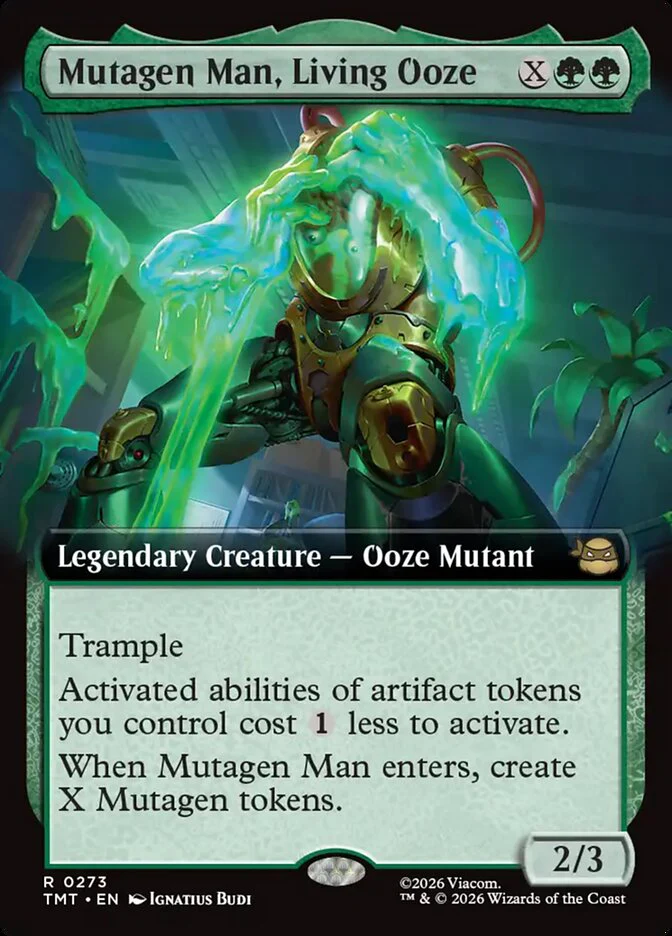 Mutagen Man, Living Ooze - Extended Art - Legendary