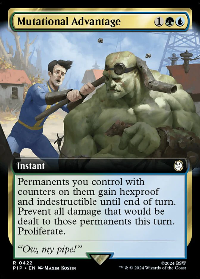 Mutational Advantage - Extended Art (Foil)