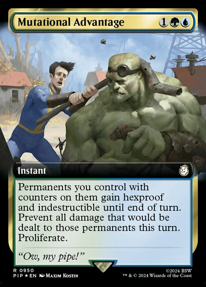 Mutational Advantage - Extended Art - Surge Foil (Foil)