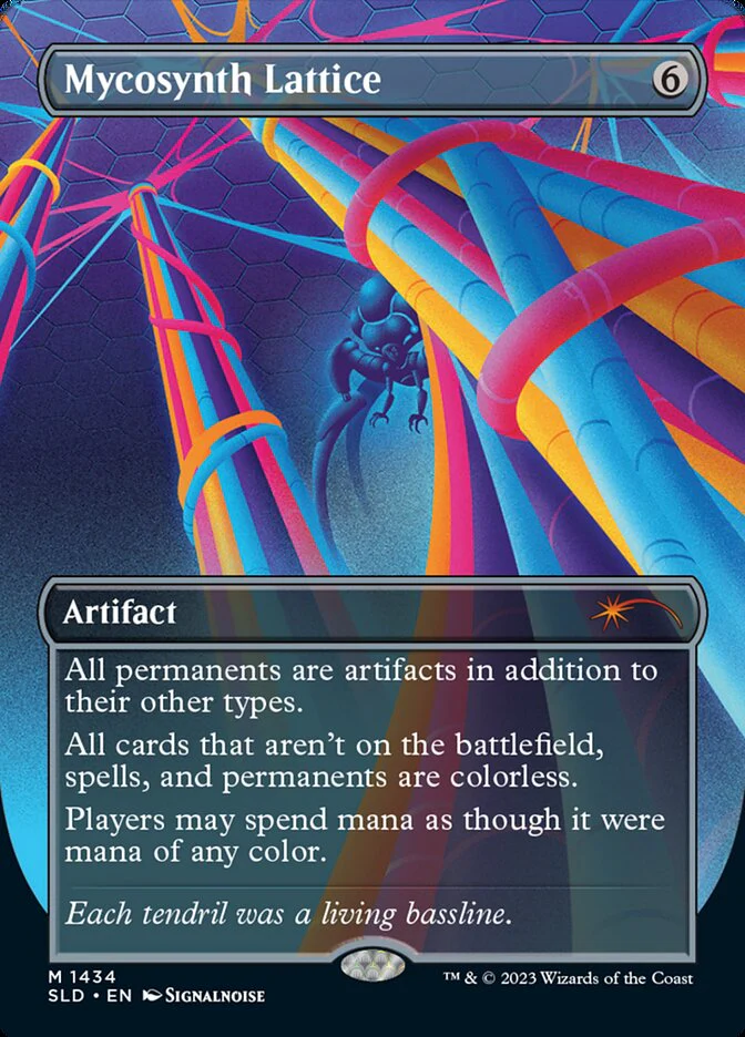 Mycosynth Lattice - Borderless - Full Art - Inverted