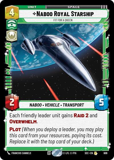 Naboo Royal Starship - Fit For A Queen - Foil