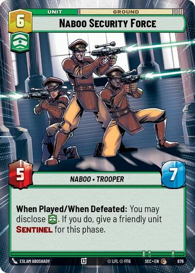 Naboo Security Force (Hyperspace) - Foil